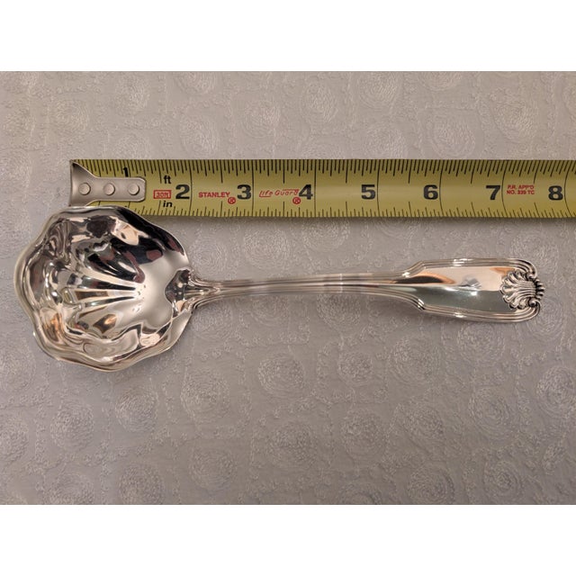 Mid 20th Century Towle Sterling Silver "Benjamin Franklin" Gravy/Sauce Ladle For Sale - Image 11 of 13