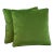 Contemporary Italian Green Apple Velvet Pillows - A Pair For Sale