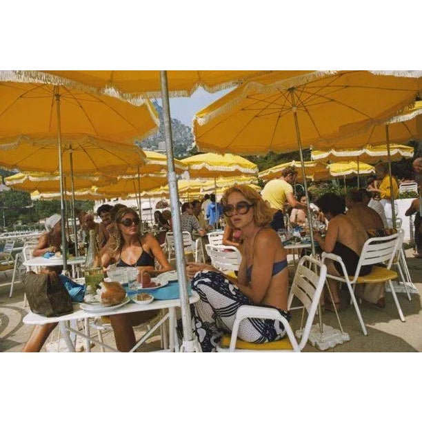 Cafe In Monte Carlo 1975 Diners on a cafe terrace in Monte Carlo, Monaco, August 1975. Slim Aarons Slim Aarons was one of...