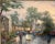 Late 20th Century Thomas Kinkade "Carmel, Sunset on Ocean Avenue" on Canvas For Sale - Image 5 of 15