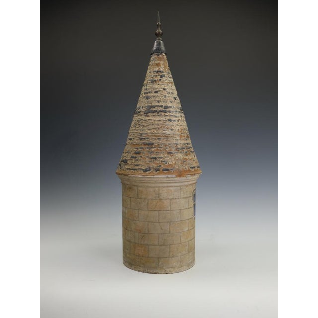 Antique 19th Century French Architectural Model of a Château Turret, 1860 For Sale - Image 12 of 17