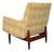 1950s Jens Risom Club Lounge Chair With Walnut Frame For Sale