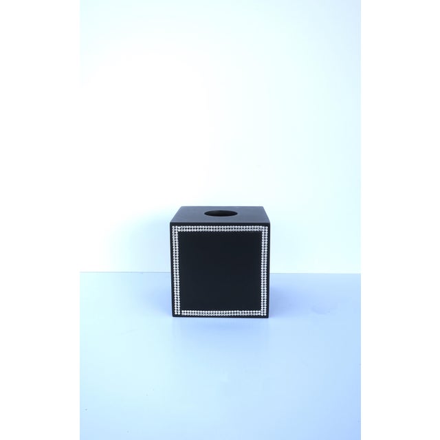 Black Tissue Box Cover For Sale - Image 9 of 11