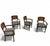 Green RAC Dining Chairs with Green Leather Cushions from Royal English, Set of 4 For Sale - Image 8 of 14