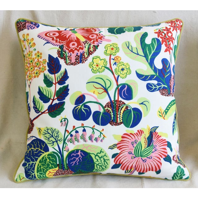 Schumacher Exotic Butterfly Floral Feather/Down Pillows 24 ...