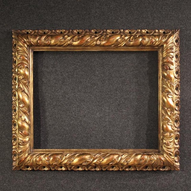 Mid-Century Italian Frame with Floral Ornaments, 1950 For Sale - Image 16 of 16