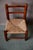 Wood Brutalist Childrens Chair in Straw, 1970s For Sale - Image 7 of 18