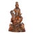 Vintage Chinese Boxwood Carving of Guanyin (Water-Moon Avalokiteshvara) For Sale