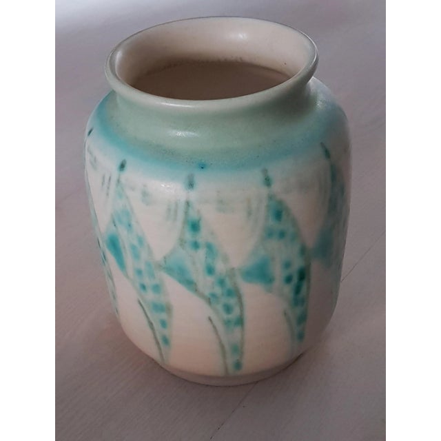 Vintage Lapis Ware Vase by E.T. Radford & Gladys Rodgers for Pilkingtons Royal Lancastrian For Sale - Image 10 of 10