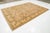 Modern Beige Handmade Modern Oushak Wool Rug With Floral Motif For Sale - Image 3 of 11