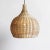 Contemporary Contemporary Raw Wicker Bell Pendant Light Small For Sale - Image 3 of 6