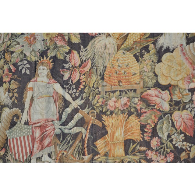 Brown Vintage Wall Hanging, Large 63x78 For Sale - Image 8 of 9