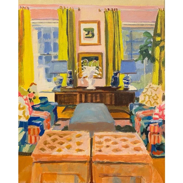 "The Curtains" Contemporary Original Fine Art Print by Michelle Heimann For Sale