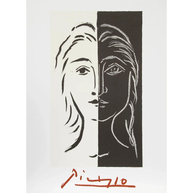 Portrait en Deux Parties Noire et Blanche Pablo Picasso Year: of Original:1924 | Year Printed: 1979-1982 Medium:...