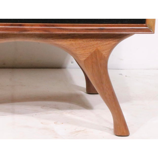 1950's Pair of Nightstands Newly Refinished For Sale - Image 9 of 17