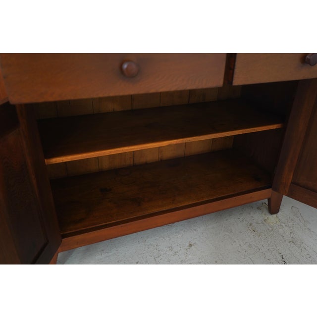Wood Antique Early 19th Century Walnut Stepback Cupboard For Sale - Image 7 of 18
