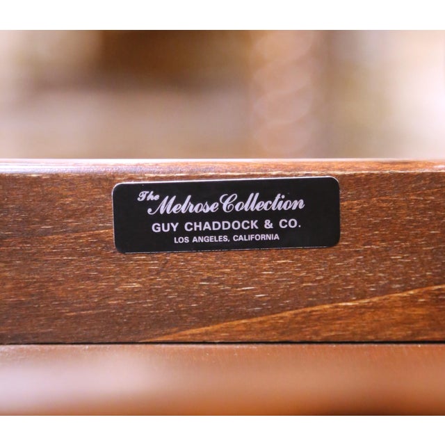 Late 20th Century Guy Chaddock Country Oak Drop-Leaf Gate Leg Dining Table For Sale - Image 18 of 18