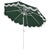 Metal Torsa 9 Ft Crank Umbrella, Green/White Pole For Sale - Image 7 of 9