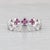 Gemstone Information: - Natural Rubies - Total Carats - 0.78ctw Cut - Round Color - Red Treatment - Routinely Enhanced...