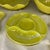 1970s Vintage Secla Yellow Cabbage Leaf Serving Bowl, Relish Dish, and Kidney Plates - Set 5 Pieces For Sale - Image 5 of 6