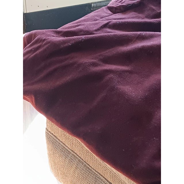 Contemporary Brunshwig & Fils Belgium Silk Velvet Fabric- 3 Yards For Sale - Image 3 of 14