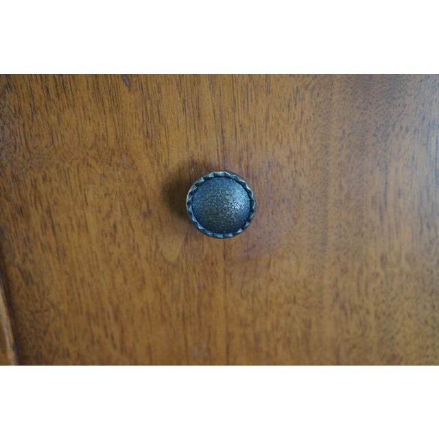 Mid 20th Century American of Martinsville Tallboy Dresser Gentleman's Chest For Sale - Image 9 of 15