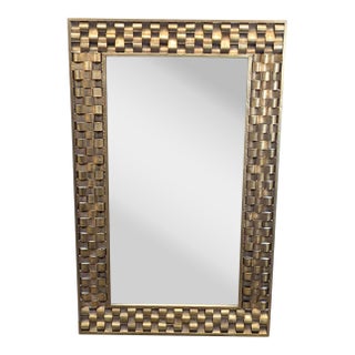 Wisteria Metal Ripple Mirror For Sale