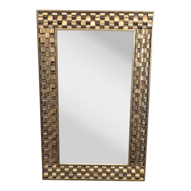 Wisteria Metal Ripple Mirror - Elegant Design for Any Space For Sale