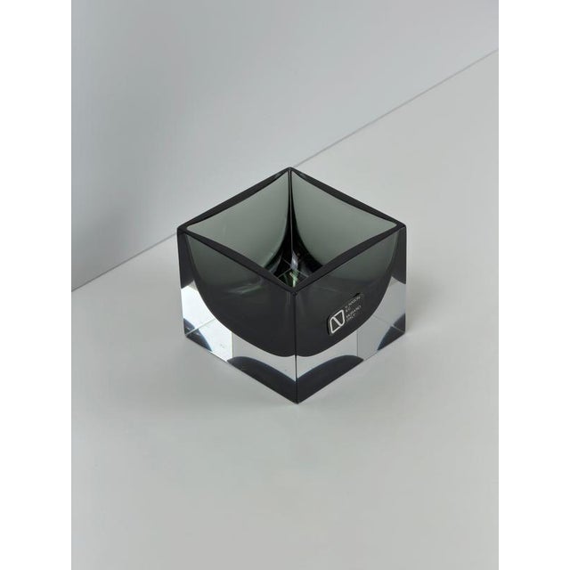 Murano Glass Bowl by Vincenzo Nason for v. Nason & Cie, Sommerso, 1970s For Sale - Image 6 of 10