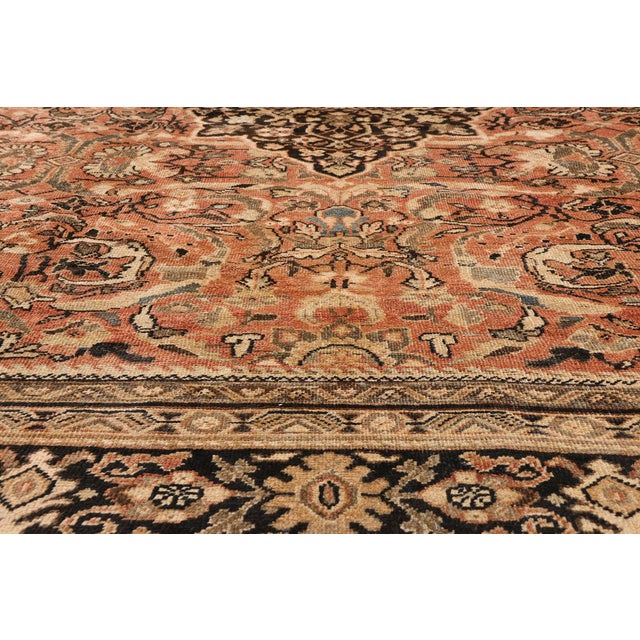 Late 19th Century Late 19th Century Persian Mahal Rug, 10'02 X 13'07 For Sale - Image 5 of 10
