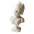 La Petite Inconnue — 19th Century French Bisque Porcelain Bust of a Child For Sale