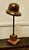 French Fruit Wood Hat Display Stand This is a form for a 1920s Deep Brim Cloche style hat, with a deep round crown, it is...