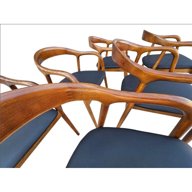 1990s Scandinavian Dining Chairs-Set of Six For Sale - Image 14 of 17