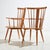 Timeless Austrian design and comfort. ‘Altheim’ beech armchair with high backrest from the 1950s, designed by Franz...