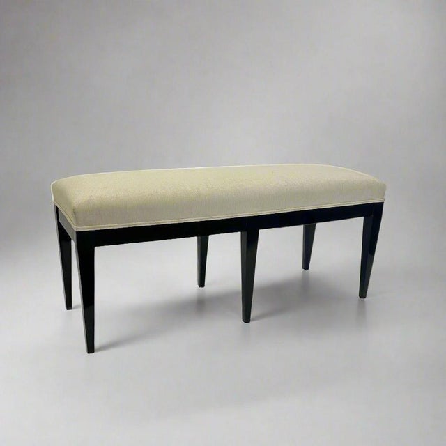 Wood 1990s Fine Neoclassical Style Six Leg Bench For Sale - Image 7 of 7