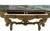 French 1960s Italian Gilt Console With Carved Details & Dramatic Marble Top For Sale - Image 3 of 12