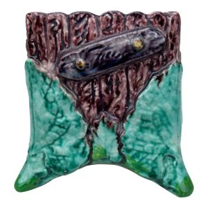 French Majolica Palissy Cache Pot Thomas Sergent