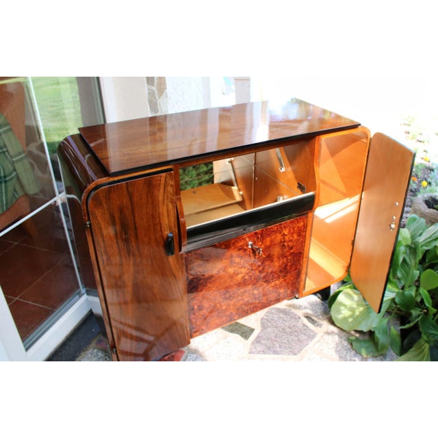 Mid-Century Modern Bar Cabinet For Sale - Image 5 of 10