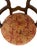 Textile Pair of Century Furniture Carved Wood Swivel Bar Stools With Paisley Upholstery For Sale - Image 7 of 8