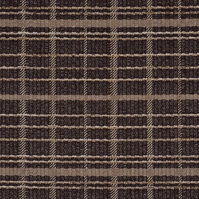 Traditional Schumacher Merrick Performance Plaid Fabric In Brown For Sale - Image 3 of 5