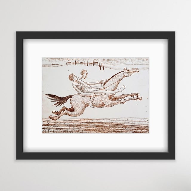 Czeslaw Tumielewicz, A Jump, 2014, Etching For Sale - Image 4 of 6