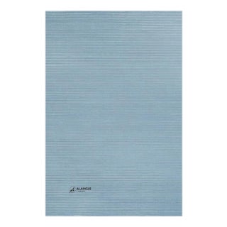 Skyline Ribbed Hand-Tufted New Zealand Wool Rug For Sale