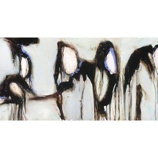 "Pilgrimage" - Large Contemporary Multimedia Abstract Painting by G. Campbell Lyman For Sale