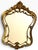 Mid-Century Modern Bassett Mirror Company Old World Hermosa Wall Mirror in Gold Leaf M2968 For Sale - Image 3 of 7