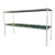 Postmod Chrome Faux Bamboo & Smoked Glass Console Table For Sale