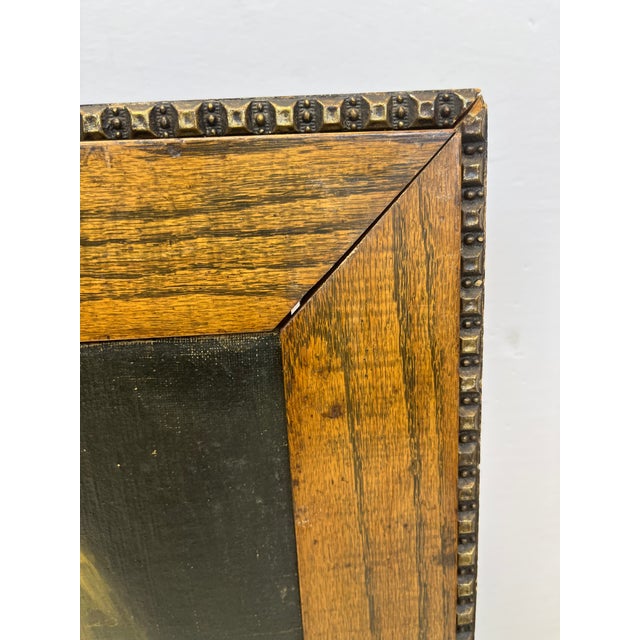 Portraiture Turn of the Century Hand Painted Portrait For Sale - Image 3 of 7