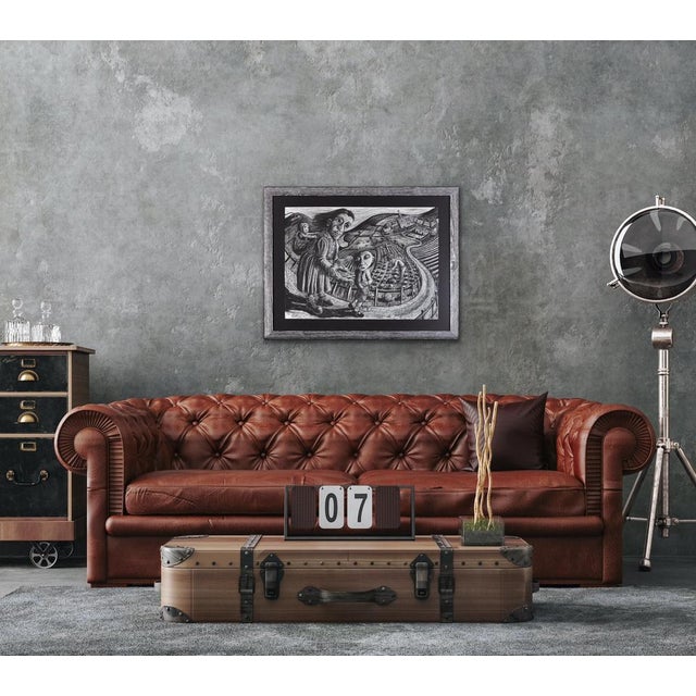 Julian Ruddock, First Day at School, Pastel Artwork, 1980s For Sale - Image 12 of 18