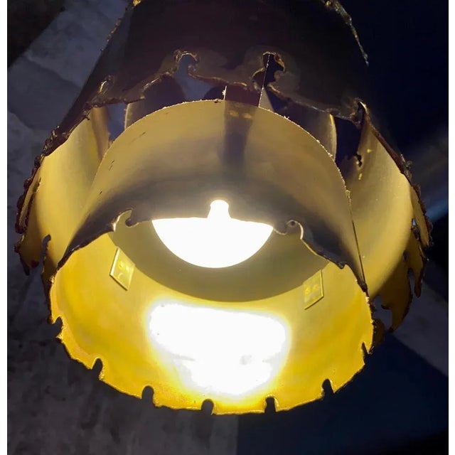 Gold Lamp by Svend Aage Holm Sørensen for Holm Sørensen & Co, 1960s For Sale - Image 8 of 12