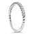Haus of Brilliance 14K White Gold 1/4 Cttw Round Diamond Prong Set Wedding Band, Size 4.5 For Sale - Image 4 of 6