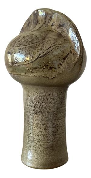 Brutalist Studio Ceramic Vase by Fritz Van Daalen